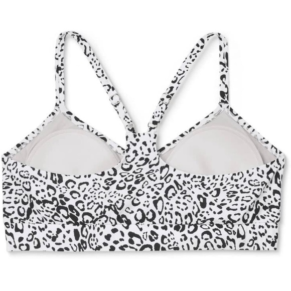 Kona Sol NWT Twist-Front Bikini Top size small 4-6 Women's Leopard swimsuit - Picture 2 of 12